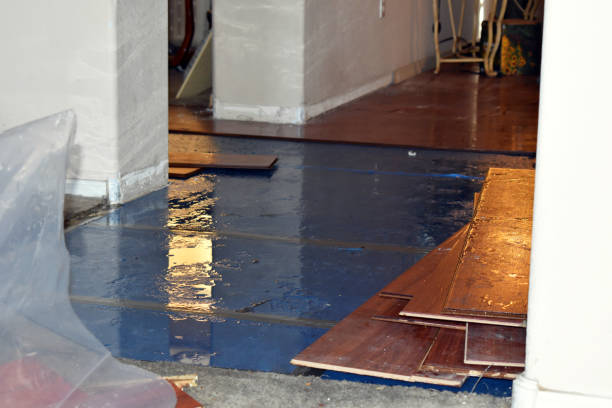 Professional Water Damage Restoration technician working in Franklin, PA